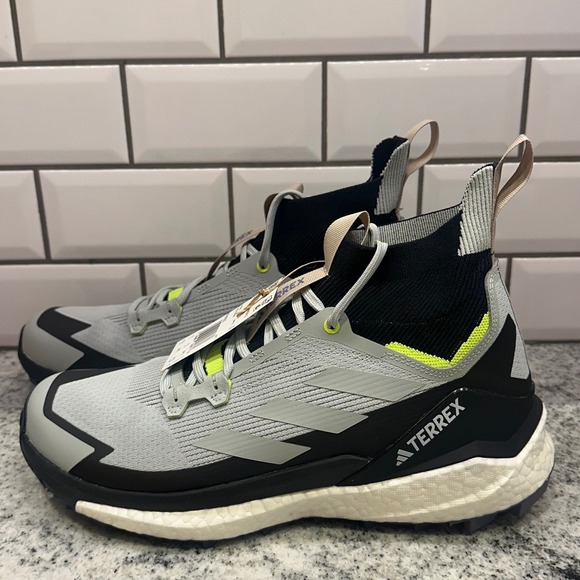 Adidas Terrex Free Hiker 2‎ Mens 10.5 Hiking Shoes Grey Black Pulse Lime IF4923 main image 9